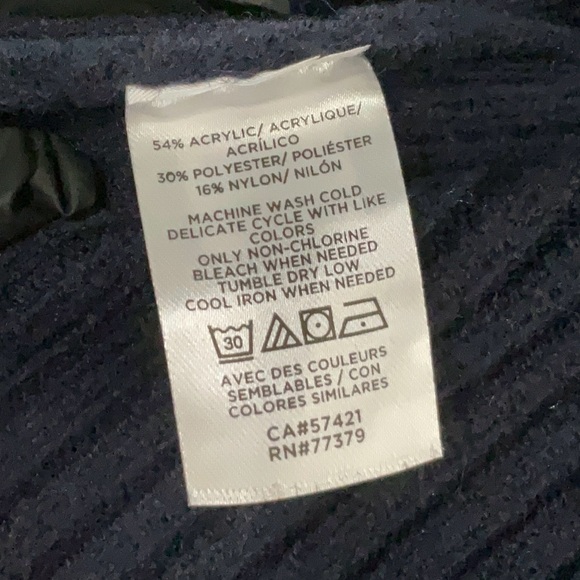 Ann Taylor Black Ribbed Knit Midi Dress - Picture 7 of 7